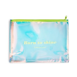 BORN TO SHINE POUCH - ACID YELLOW