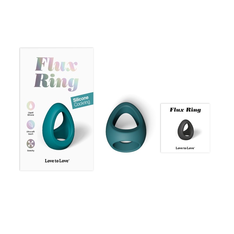 LOVELY PLANET DISTRIBUTION  | LOVE TO LOVE - FLUX RING - TEAL ME