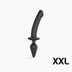 LOVELY PLANET DISTRIBUTION  | STRAP ON ME  - SWITCH PLUG-IN SEMI-REALISTIC DILDO - NOIR