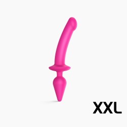 LOVELY PLANET DISTRIBUTION  | STRAP ON ME  - SWITCH PLUG-IN SEMI-REALISTIC DILDO - FUCHSIA